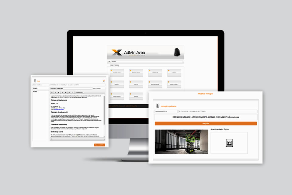 Gestione sito web