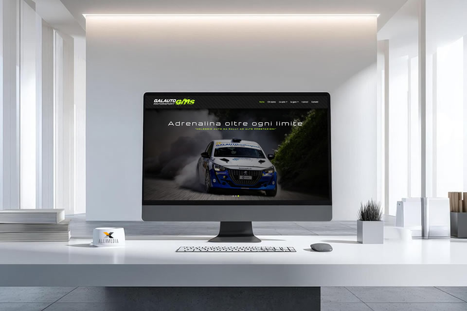 Realizzazione sito web - Galauto Motorsport