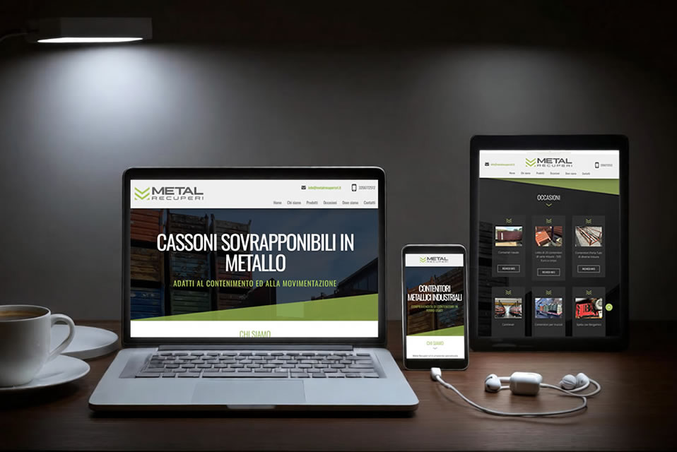 Sviluppo sito web per azienda dell'area di Rivarolo Canavese a Salassa