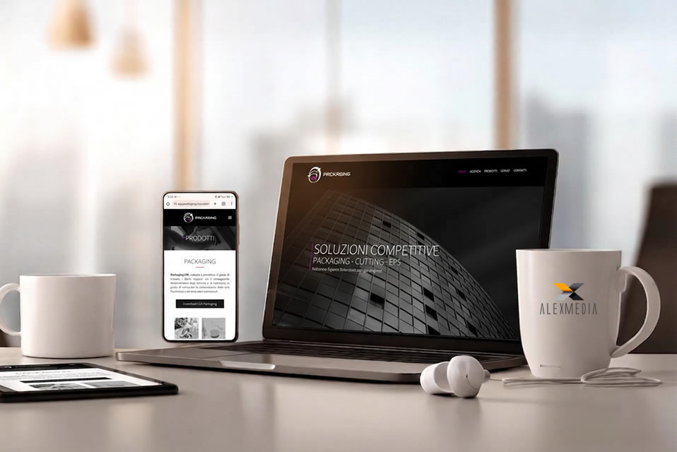 Sito web aziendale ottimizzato per SGA Packaging a Torino